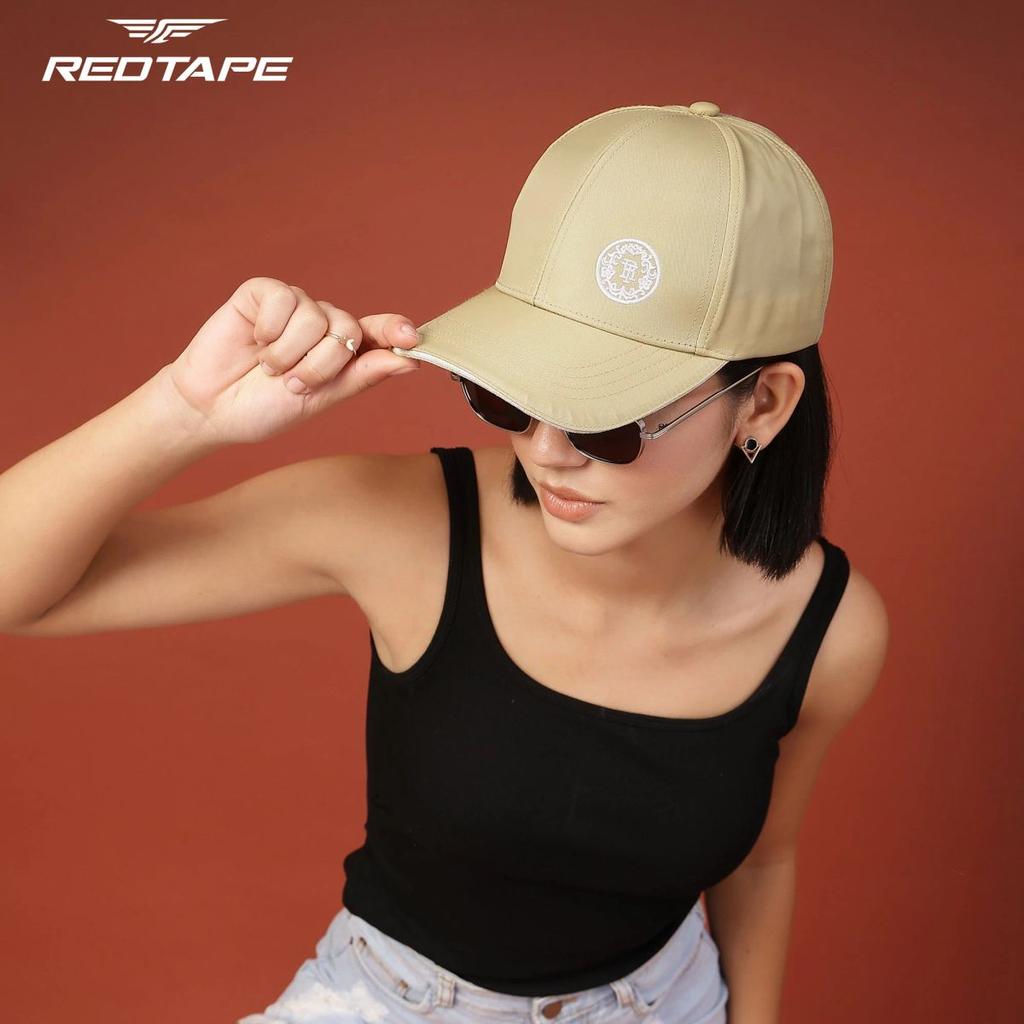 Unisex Beige Solid Polyester Baseball Cap with Adjustable Strap — photo 2