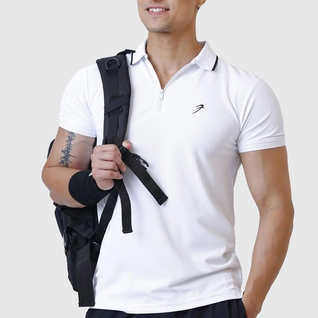 Stride Polo T-shirt White