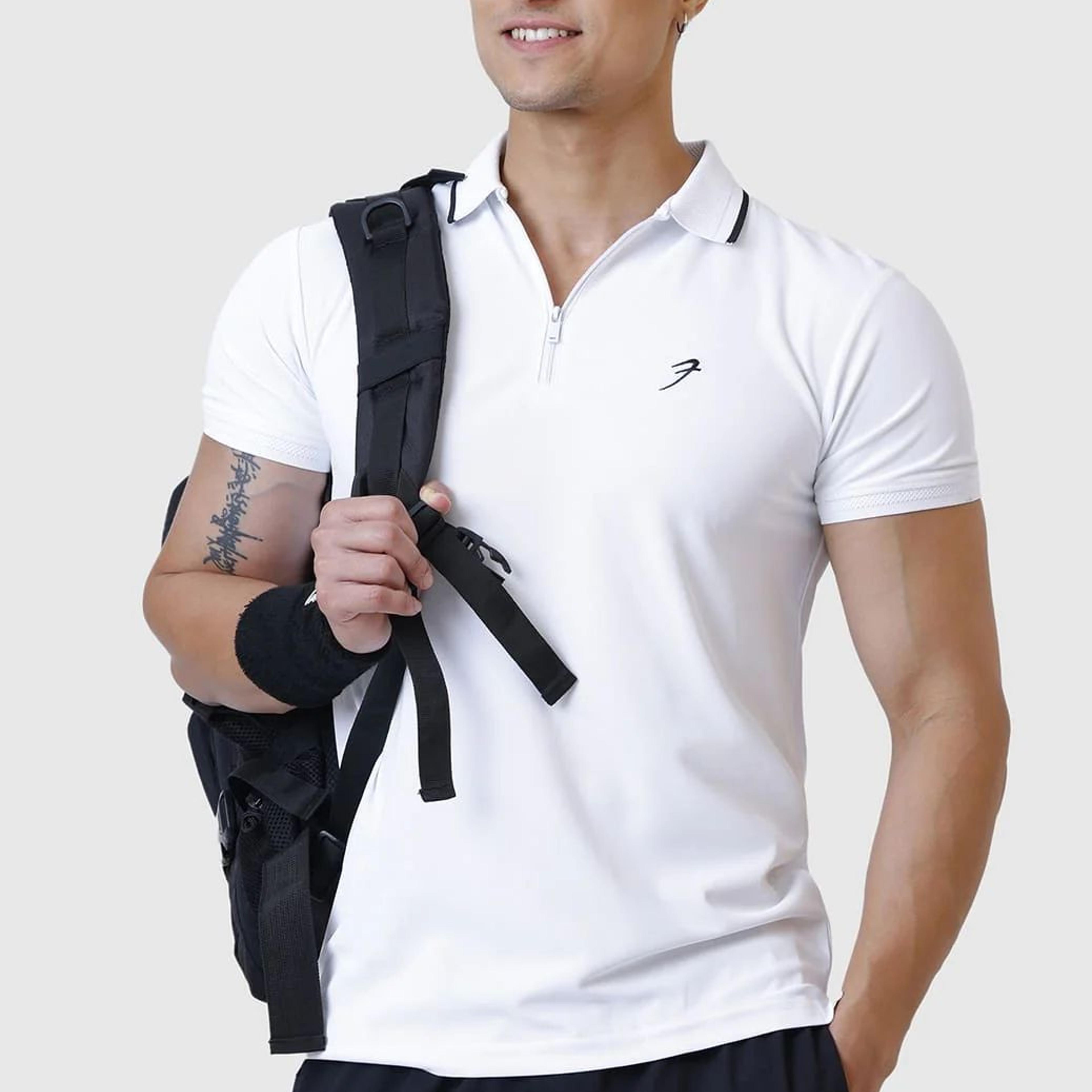 Stride Polo T-shirt White