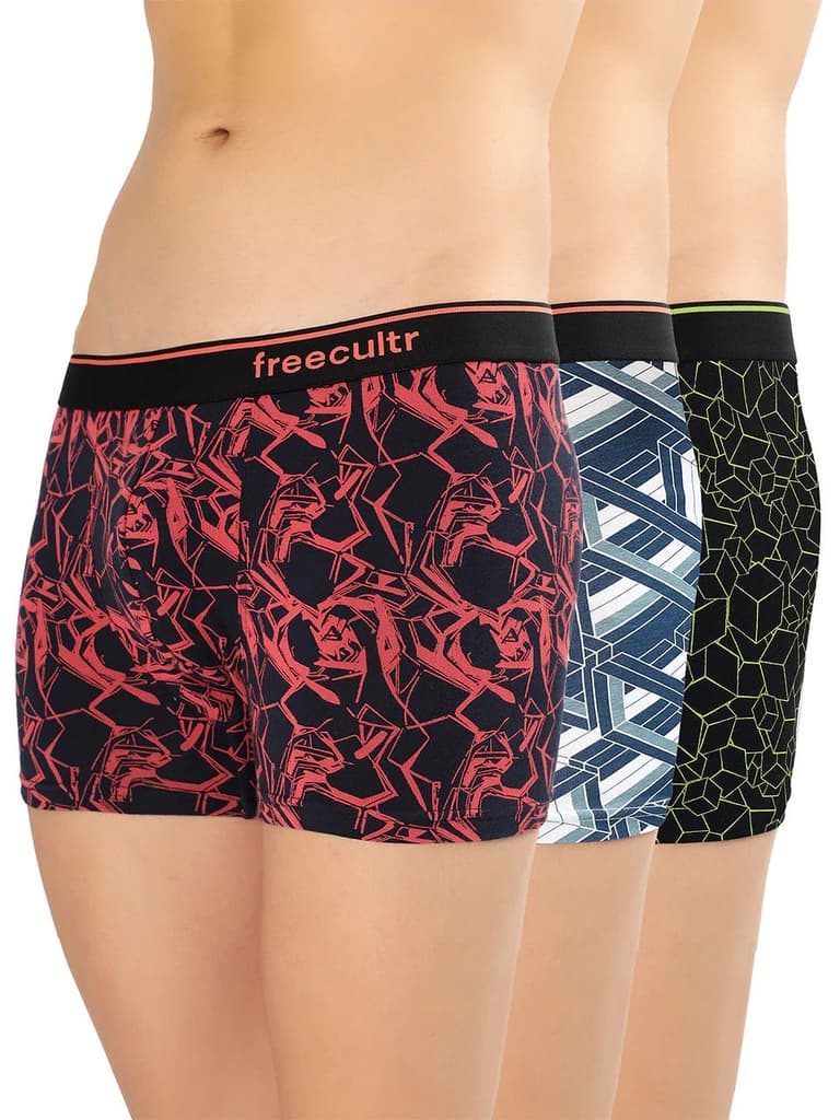 Men's Cotton Printed Trunk (Pack of 3) — photo 2