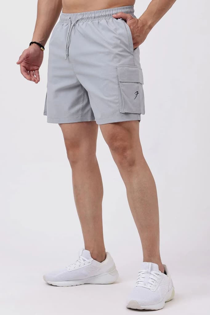 Delta Cargo Shorts Light Grey — S