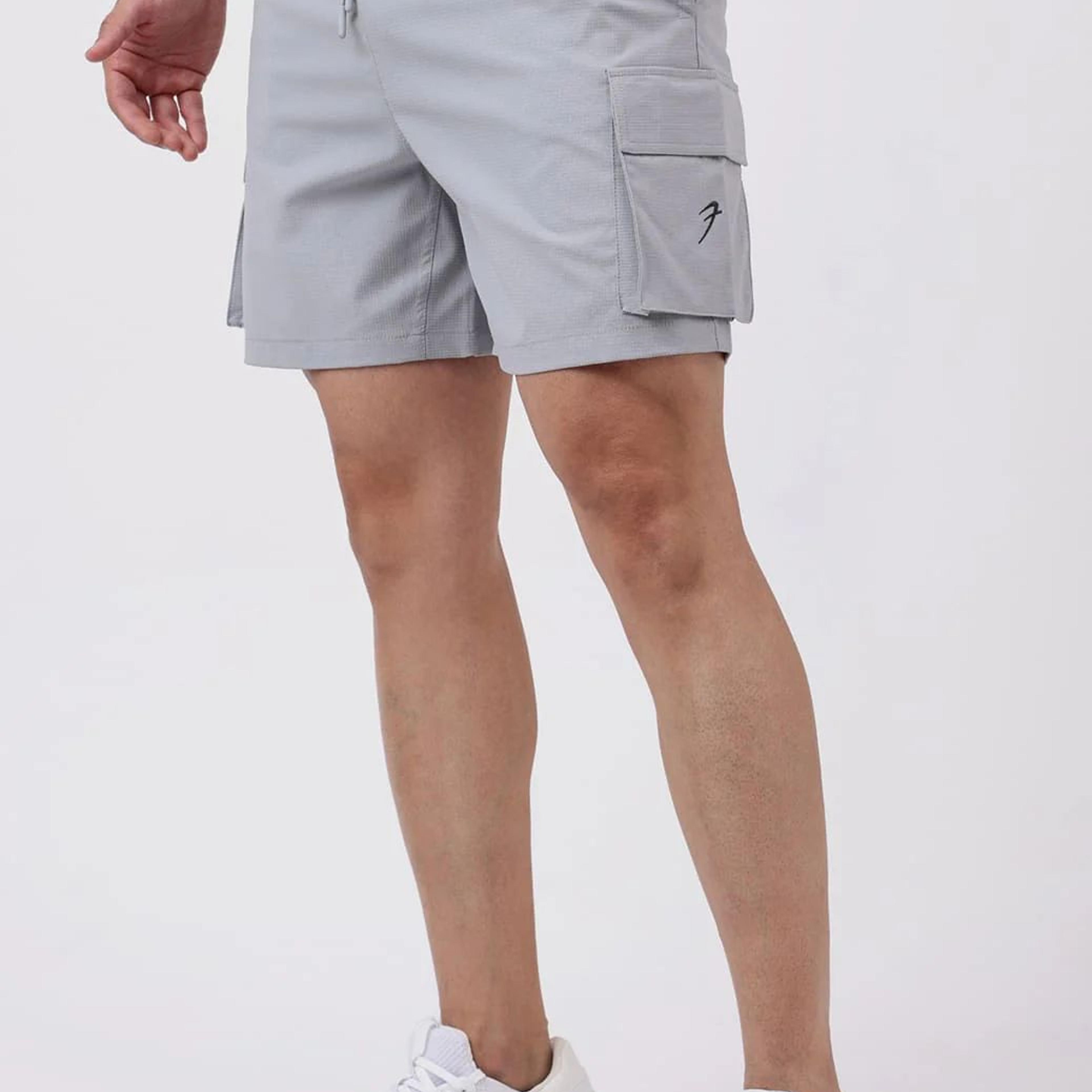 Delta Cargo Shorts Light Grey