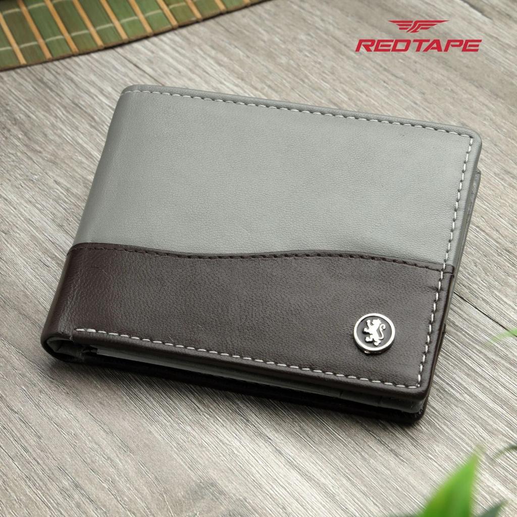Men’s G.Grey Brown Colorblocked Genuine Leather Wallet — photo 2