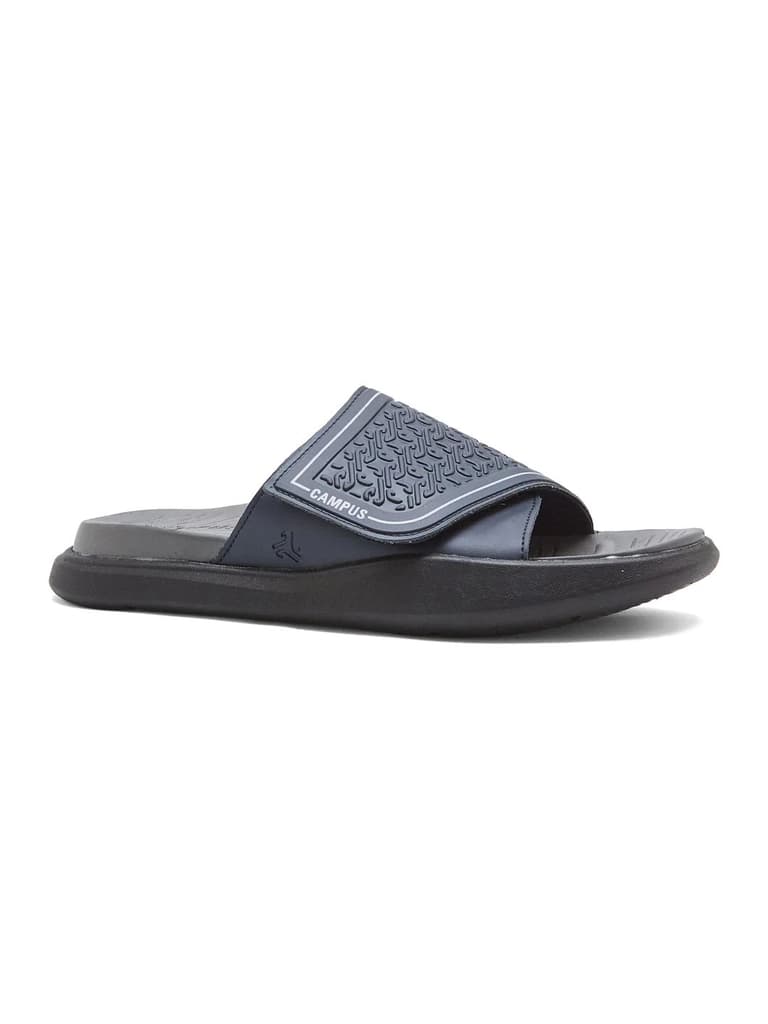 SL-481 Blue Men's Slides — Blue / 6