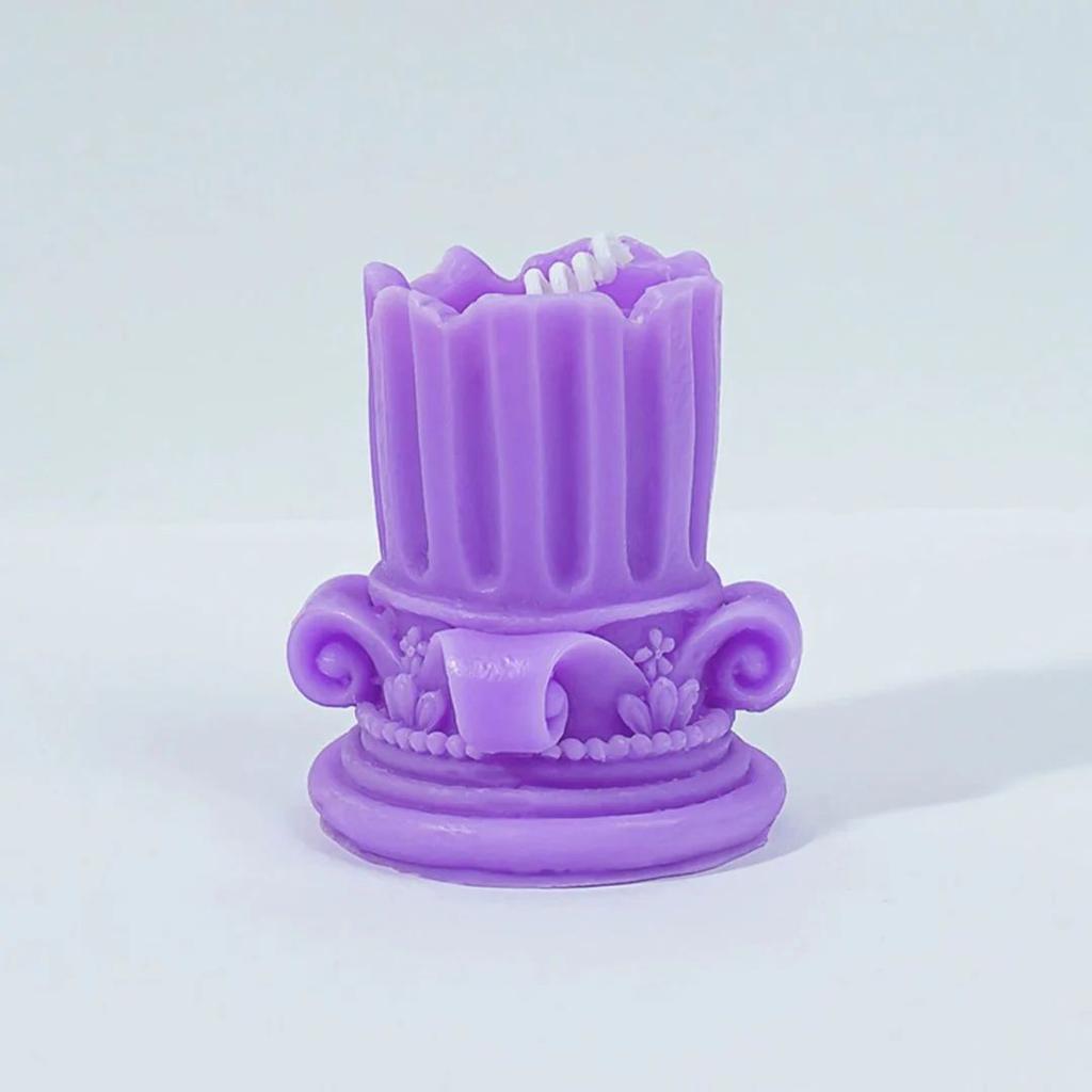 Roman Vintage Column Candle | Premium Soy Wax for Long-Lasting Burn — photo 3