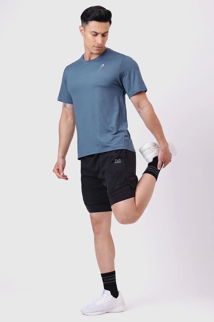 Ember Running T-shirt Light Blue — S