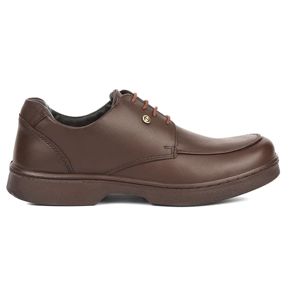 Healers Dark Brown Formal Lacing Derby Shoes For Men 204601AN By Liberty — photo 2