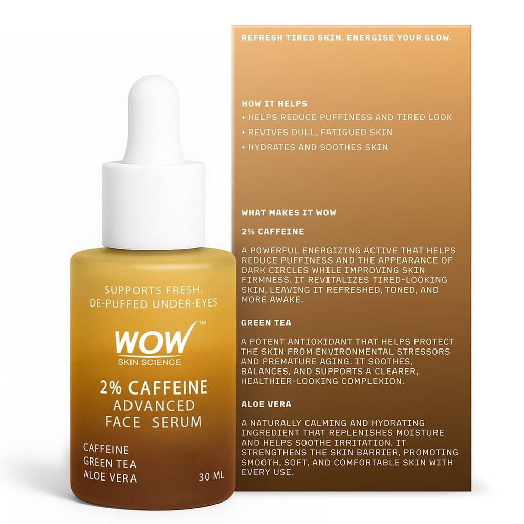 2% Caffeine Face Serum De-Puffing & Skin Revitalising