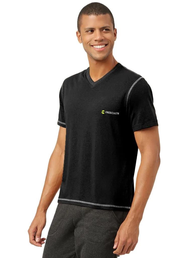Men's Organic Bamboo Casual Tees - V-Neck (Pack Of 1) — photo 6