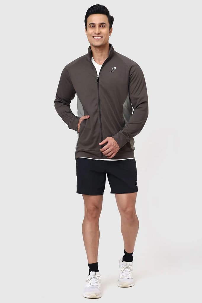 Polish Colourblock Jacket Dark Grey — photo 2