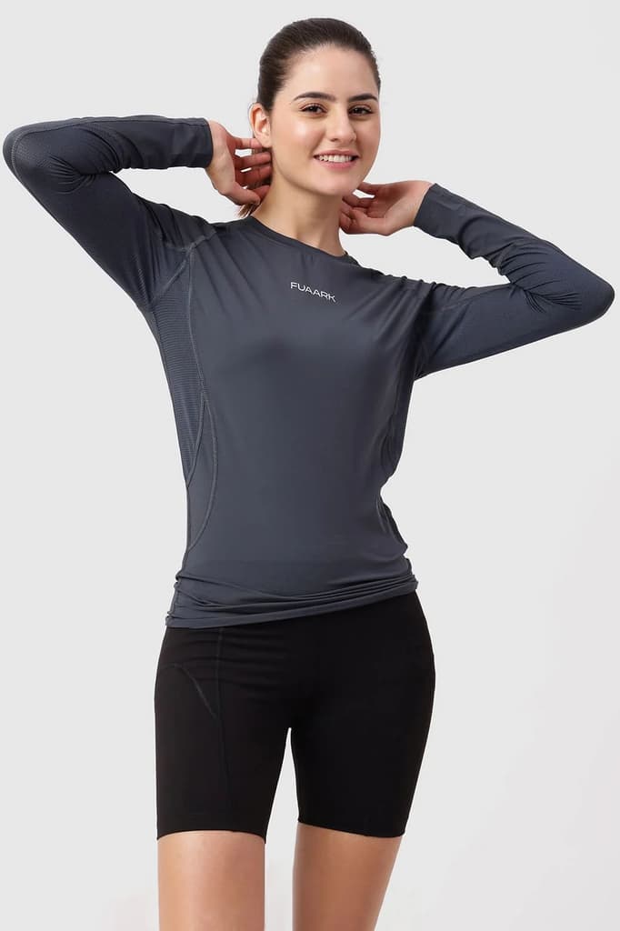 Compression 2.0 Full Sleeves T-shirt Grey — photo 2