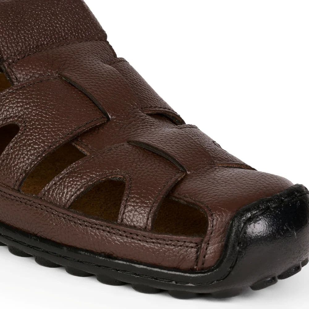 Coolers Tan Casual Sandal For Men LOM-428 By Liberty — photo 4