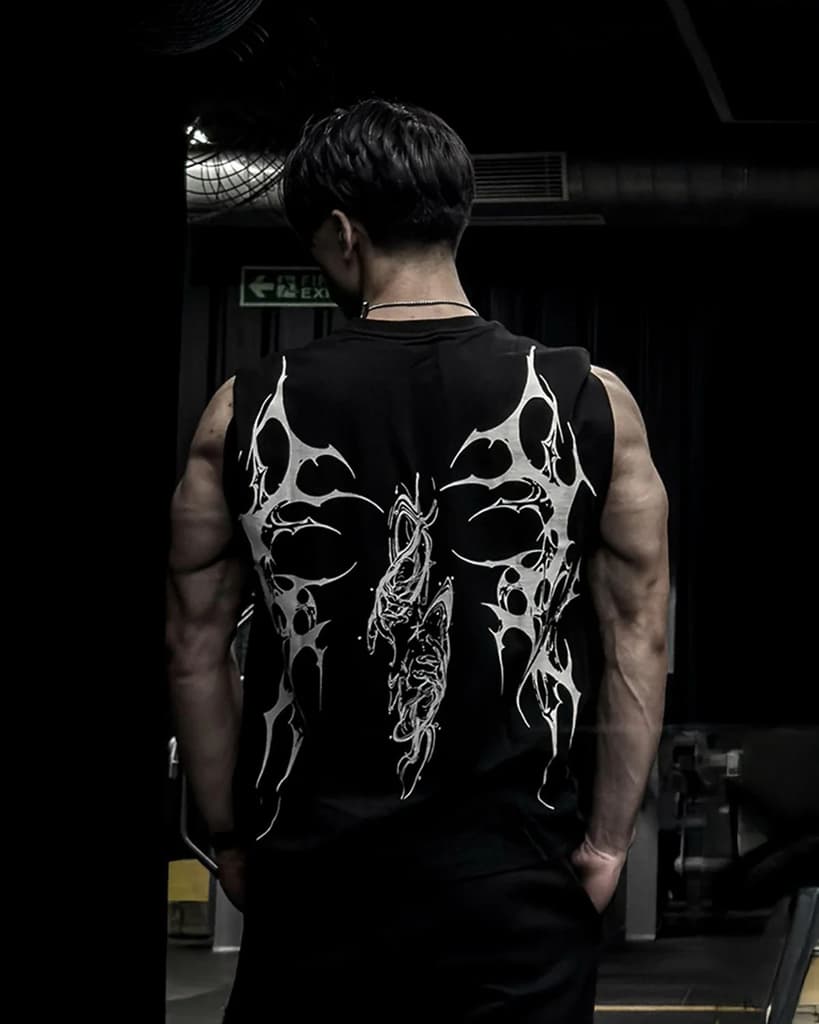 Dark Flex Boxy tank