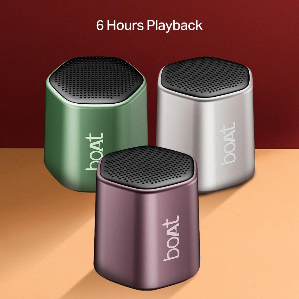 boAt Stone 100 | Portable Bluetooth Speaker with 3W boAt Signature Sound, 6 Hours Playback — photo 5