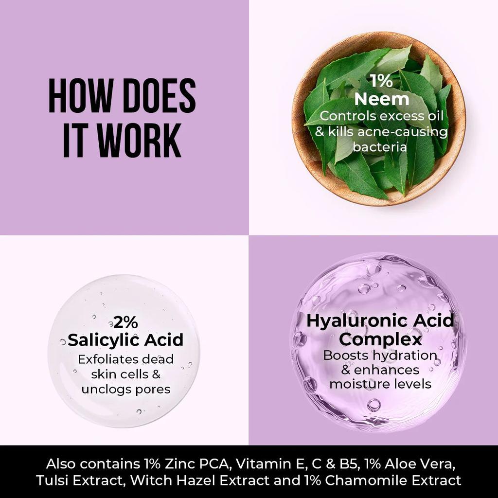 Neem & Salicylic Acid Face Wash - 100ml