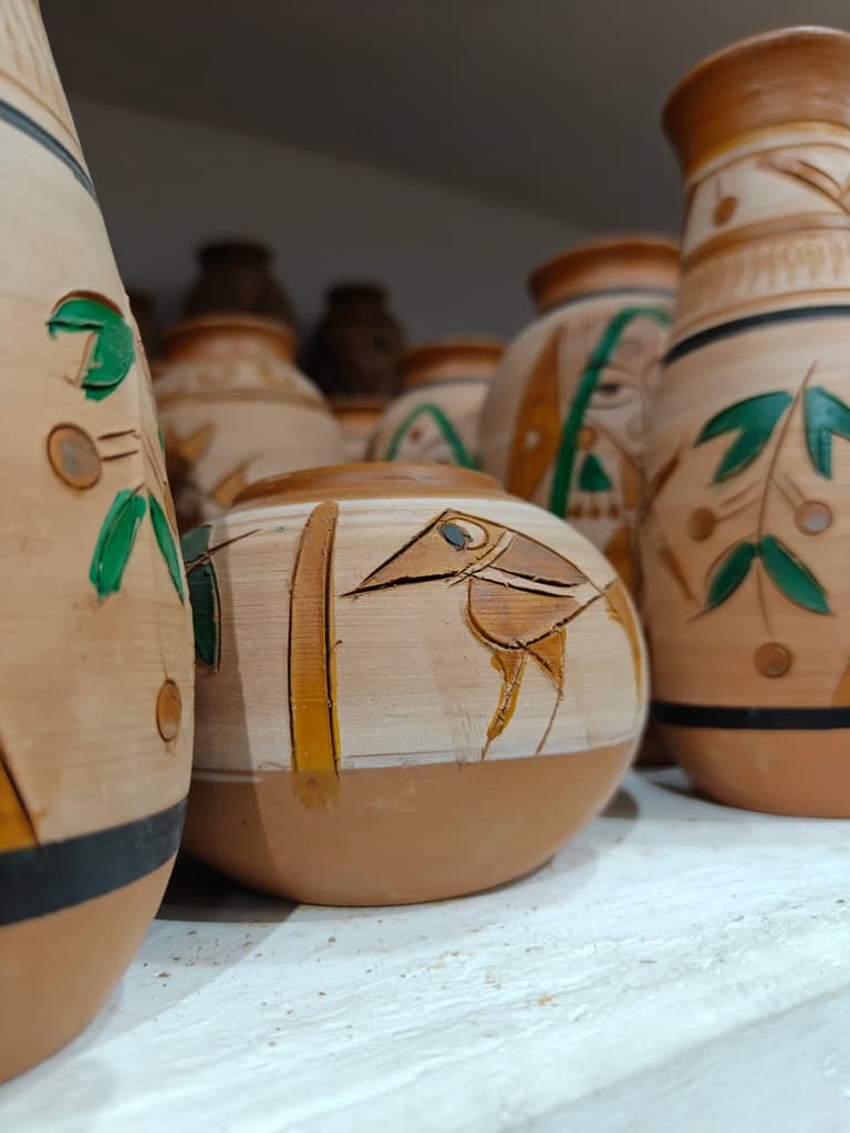 Wooden Bird Figurine | Decorative | Handcrafted | Brown