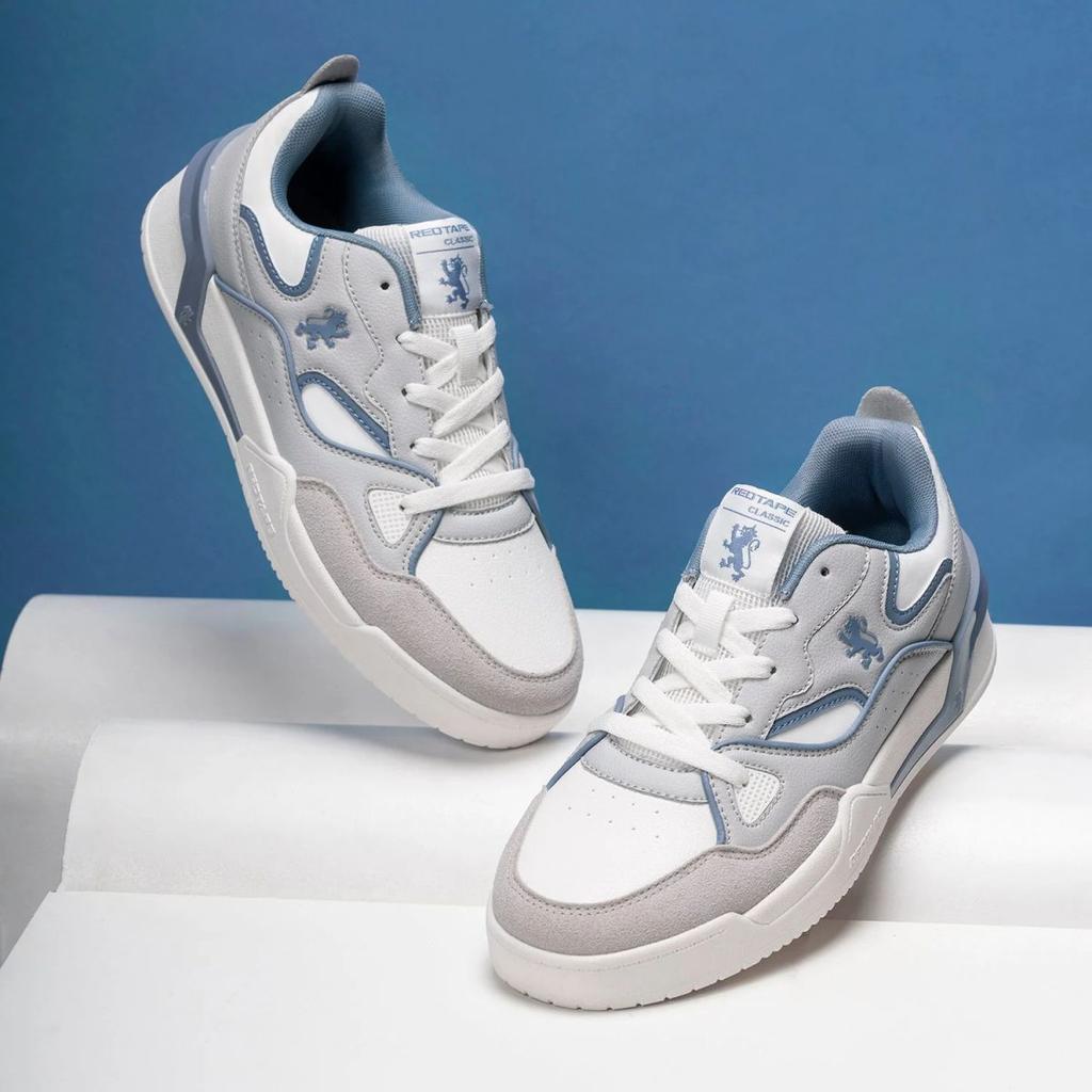 Sneakers for Men in Grey and Blue | Casual Low-Cut Lifestyle Shoes. — photo 6