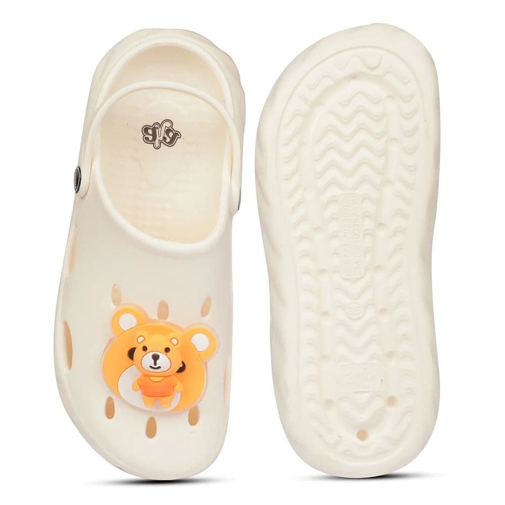 A-HA BEACHWALK7 Cream Casual Clogs for Kids — photo 4