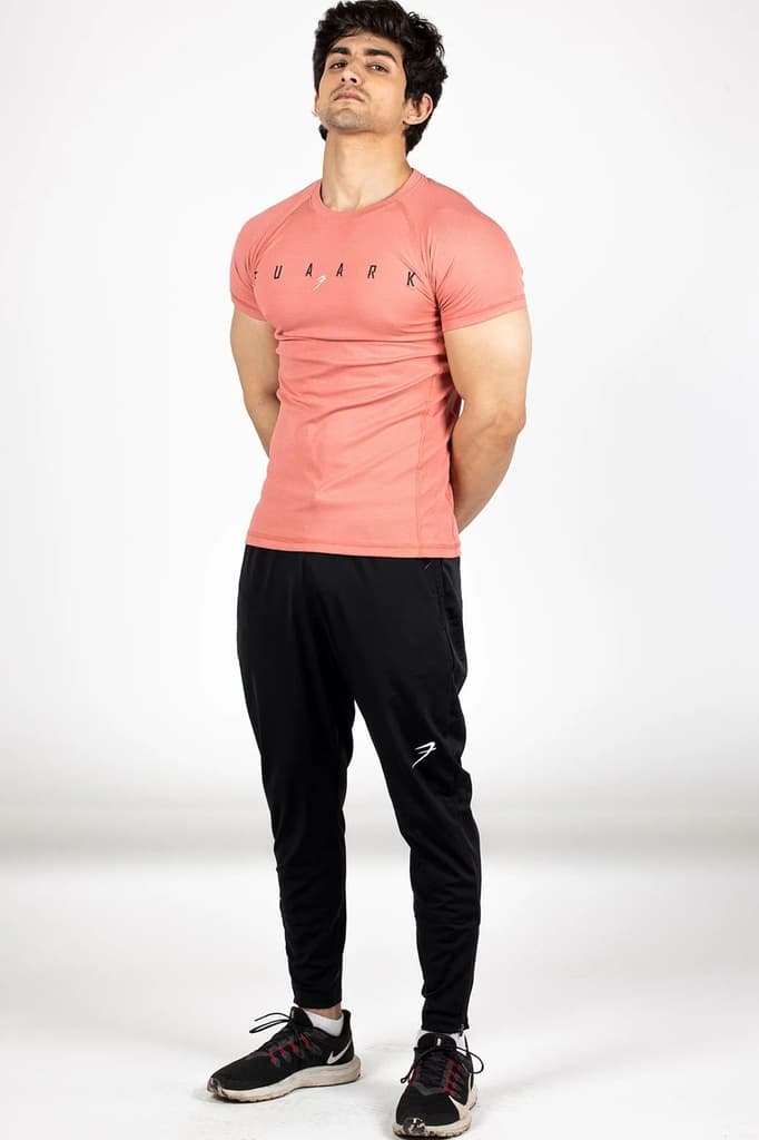 Checks T-shirt Pink — photo 2