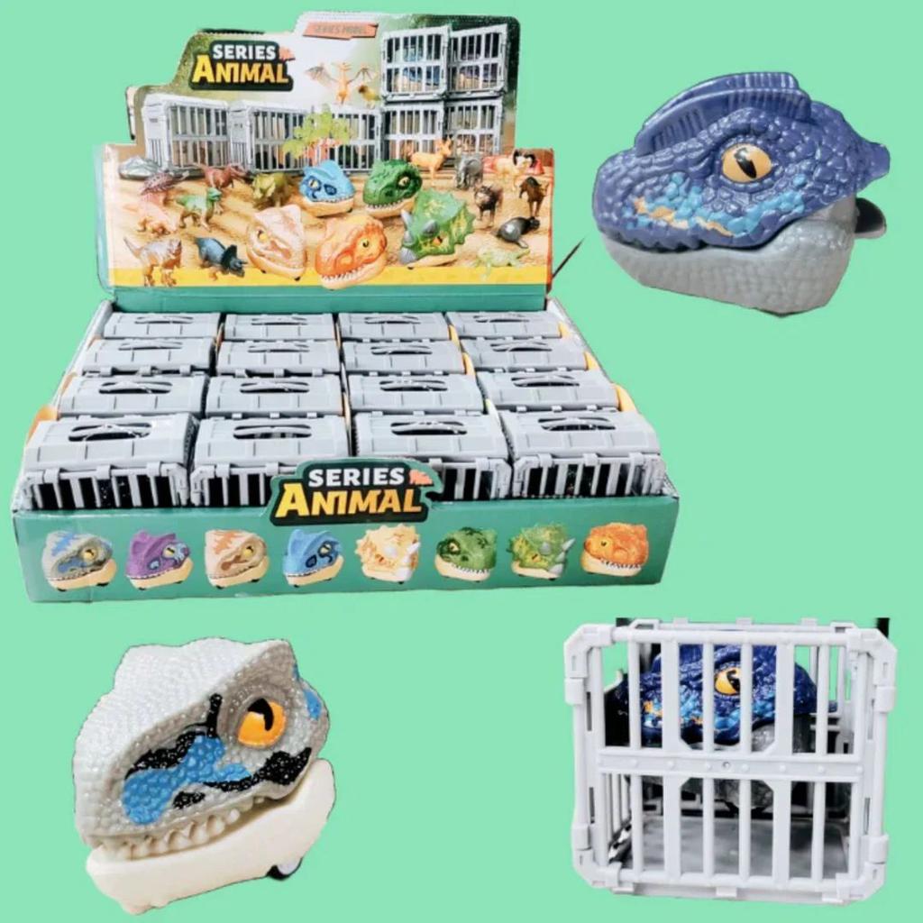 Cage Breaker Dinos | Pull-Back Dino Head Racer Toy — photo 3