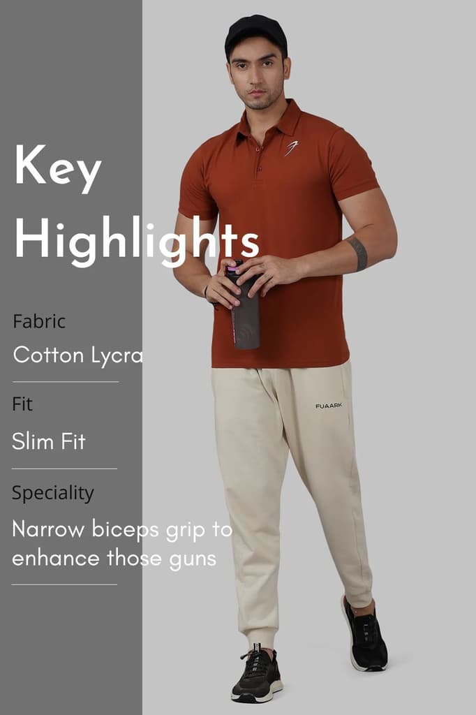 Polo T-shirt Salsa Brown — photo 6