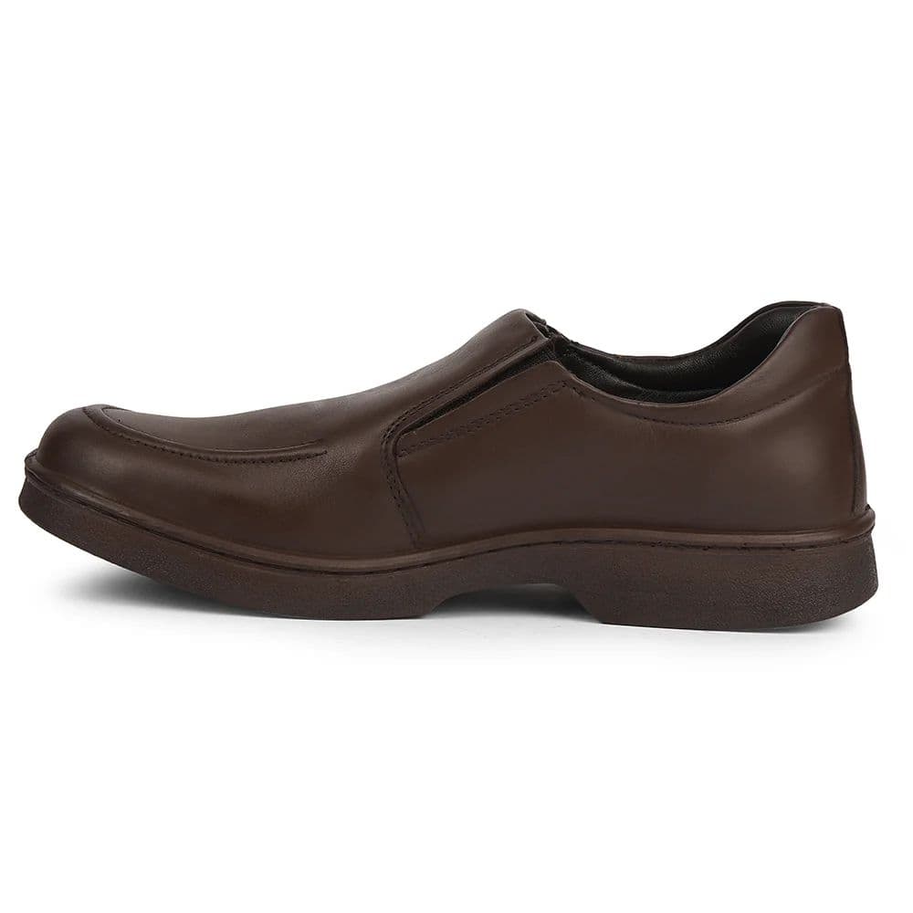 Healers Dark Brown Formal Non Lacing Moccasins For Men 204608AN By Liberty — photo 3
