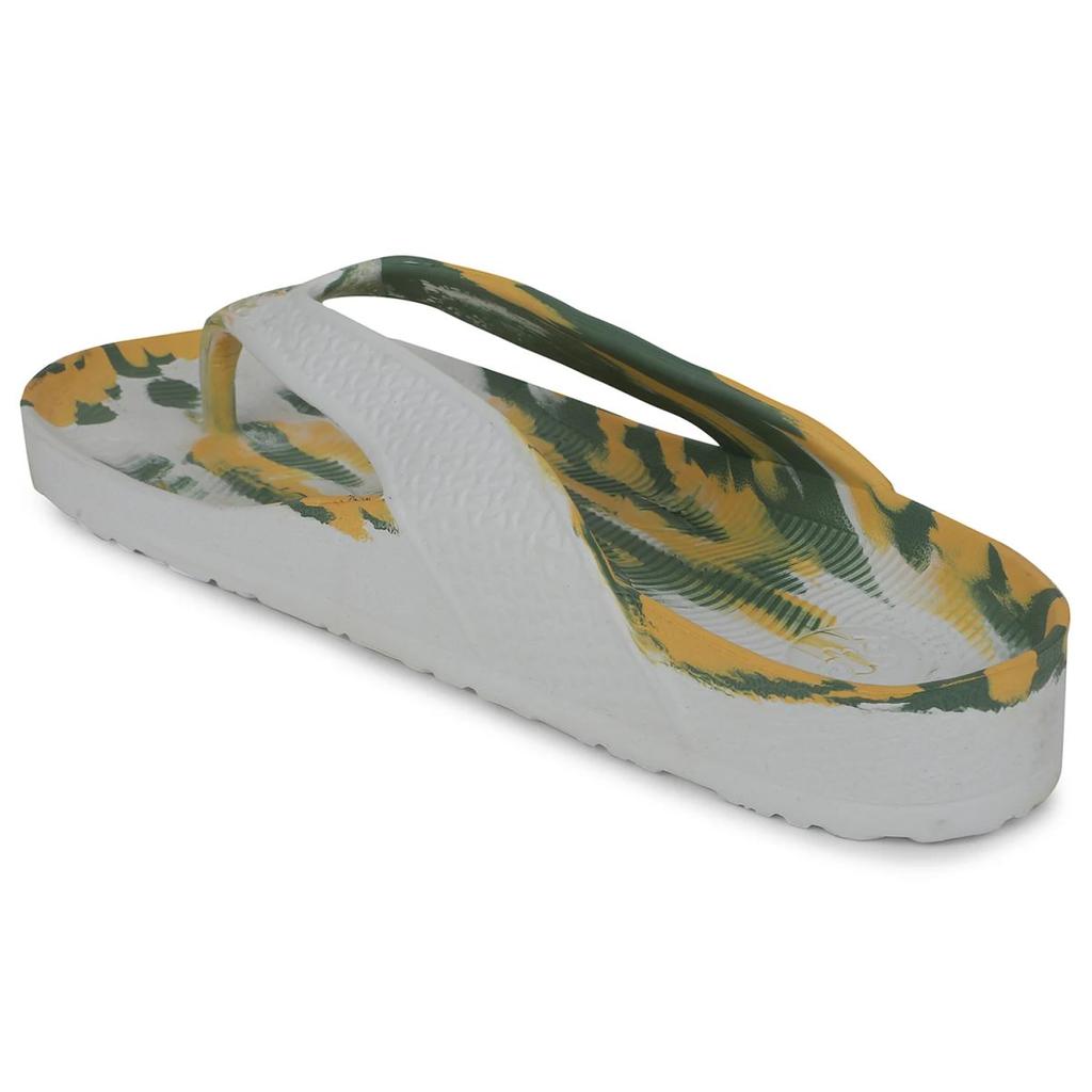 A-HA Yellow Casual Slipper For Men HAPPYFEET1 By Liberty — photo 6