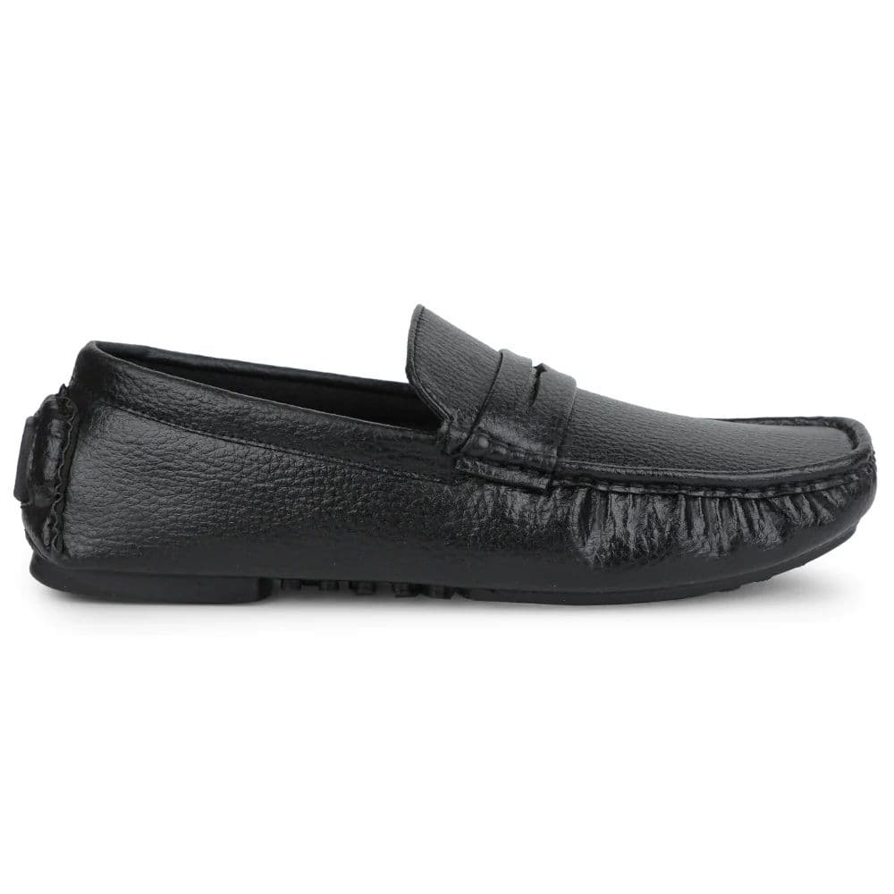 Fortune Black Formal Loafers For Men CLASSIK-2E By Liberty — photo 2