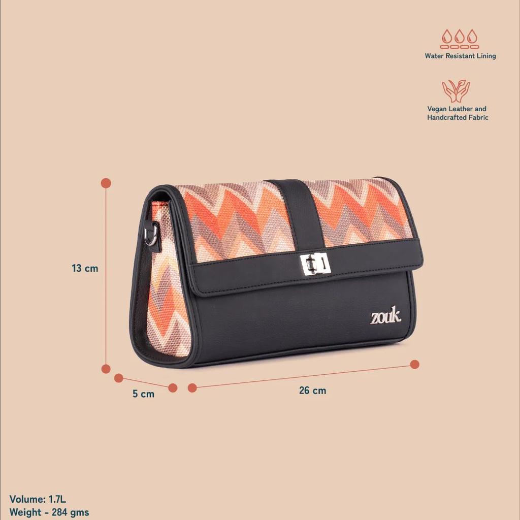 Rhea Kapoor Tarini Clutch - Tidal Wave