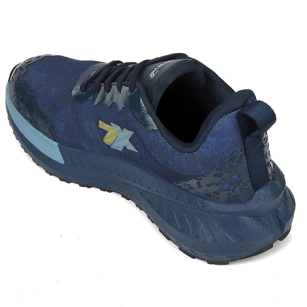 Leap7x Navy Blue Sports Lacing Running Shoes For Men XLM-07 By Liberty — photo 5