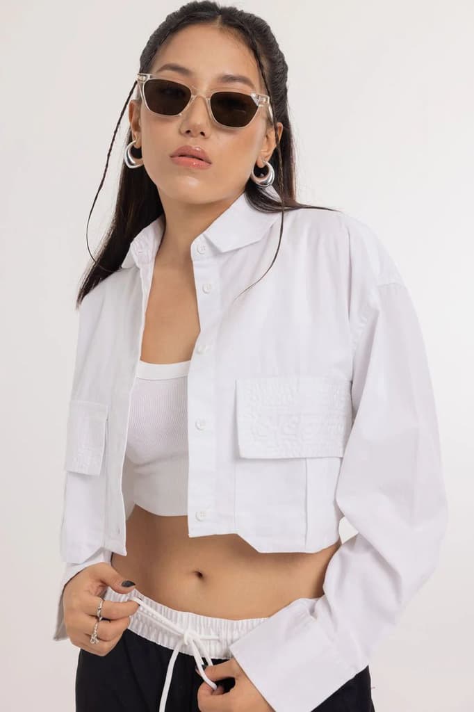 Family Business // CROPPED SHIRT — S
