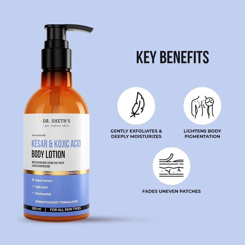 Kesar & Kojic Acid Body Lotion - 200ml