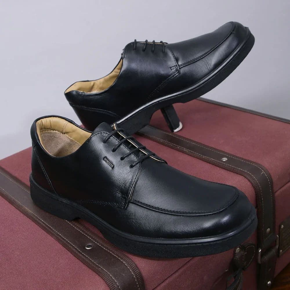 Windsor Black Lacing Formal Shoes For Men 2046-01 By Liberty — photo 3