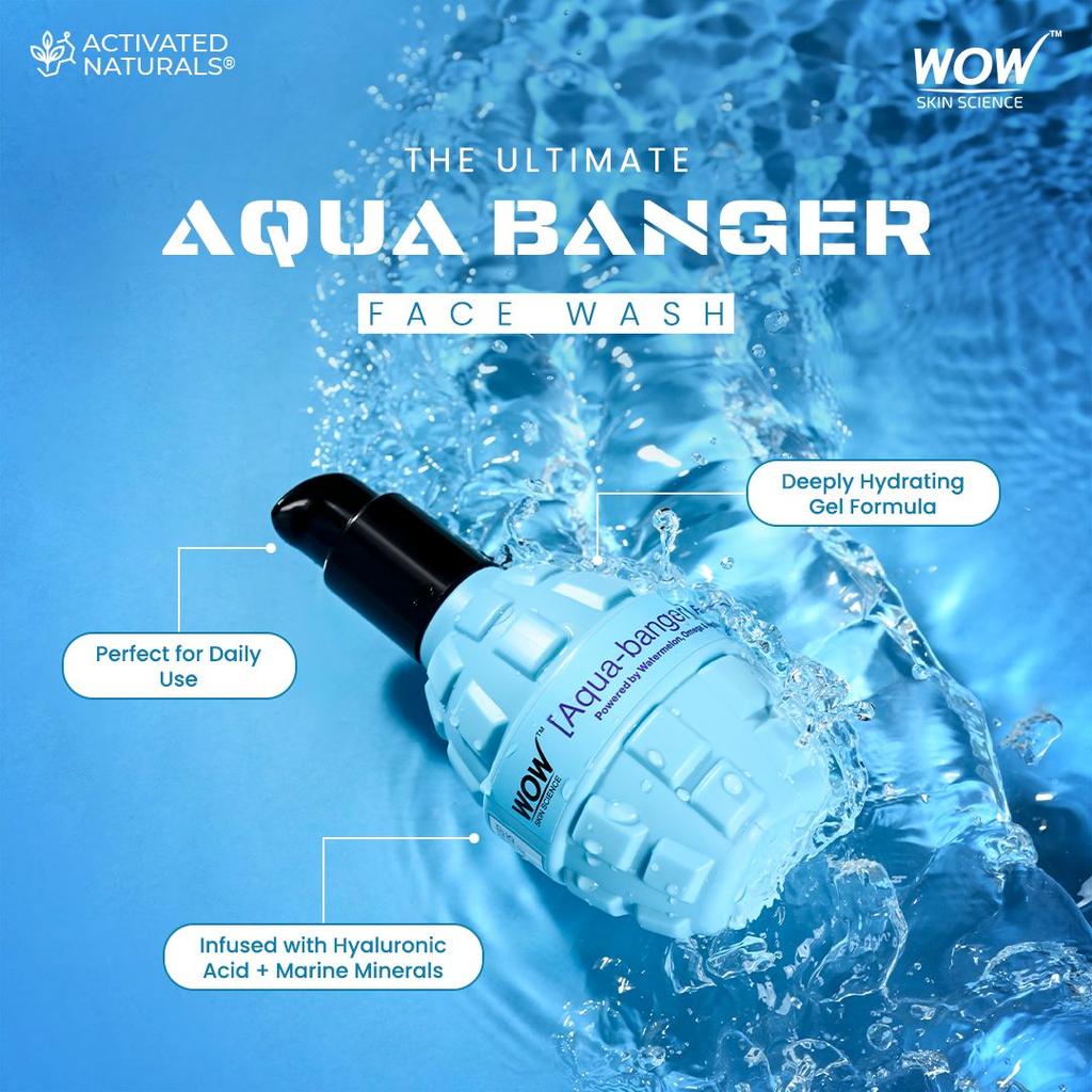 Aqua Banger Face Wash Hydrating Cleanser for Soft, Fresh Skin