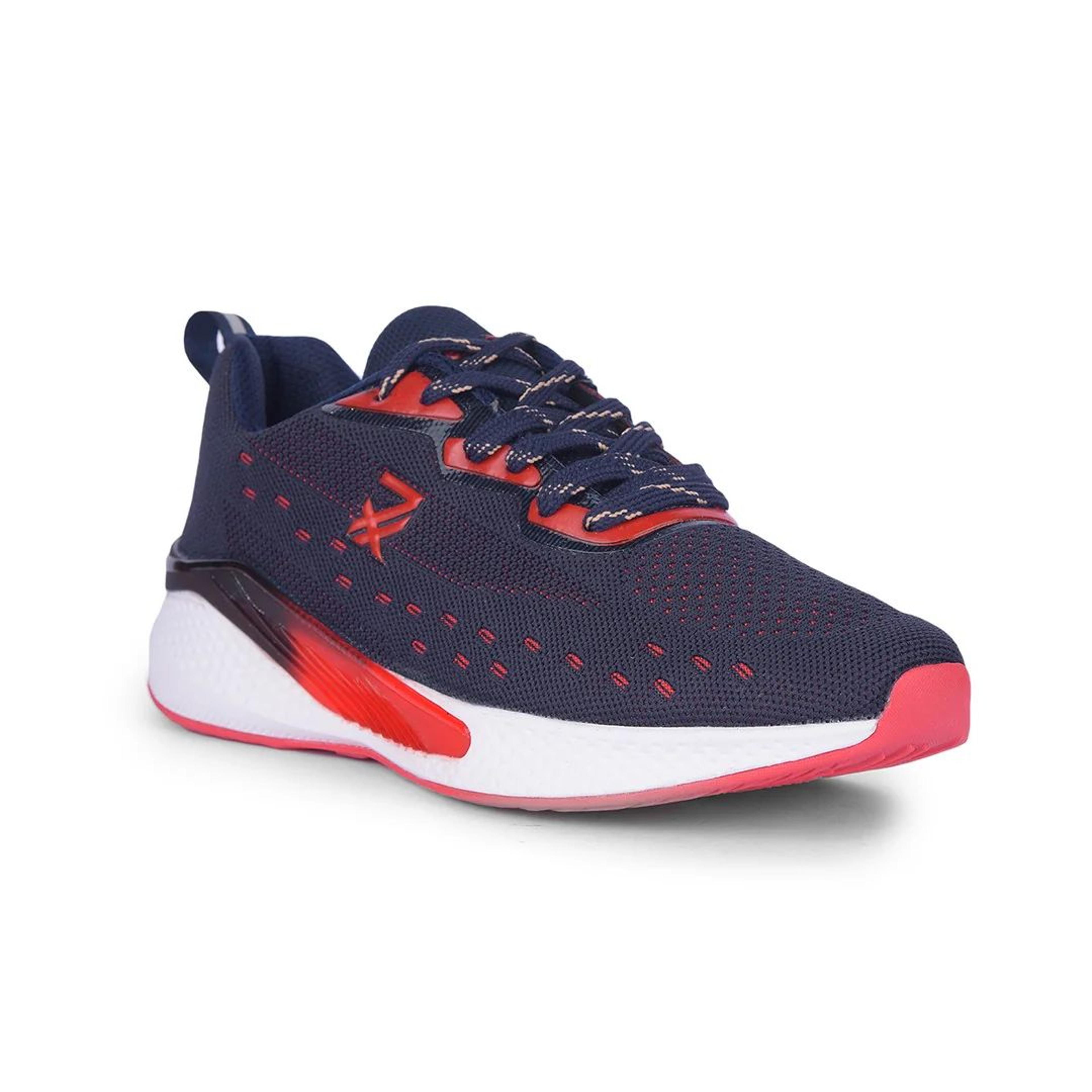 Leap7x By Liberty Men MALINGA Navy Blue Sports Lacing Shoes