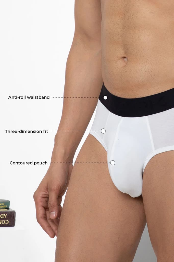 Ultra Soft Modal Briefs Classic White — photo 3