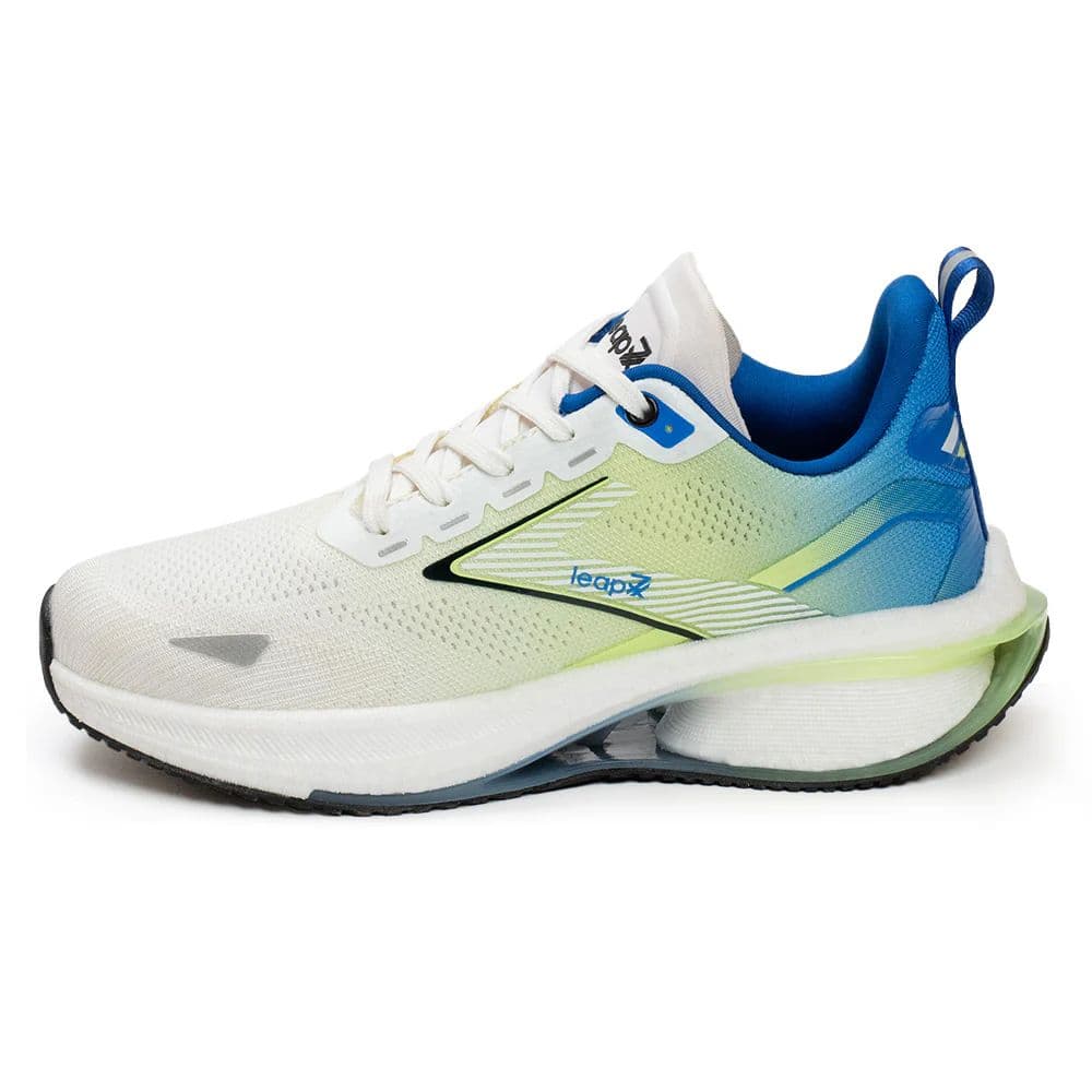 Leap7x Parrot Green Sports Lacing Running Shoes For Men MOSCOW-6 By Liberty — photo 3