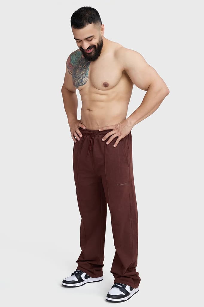 Pinnacle Straight Pants Brown — XS