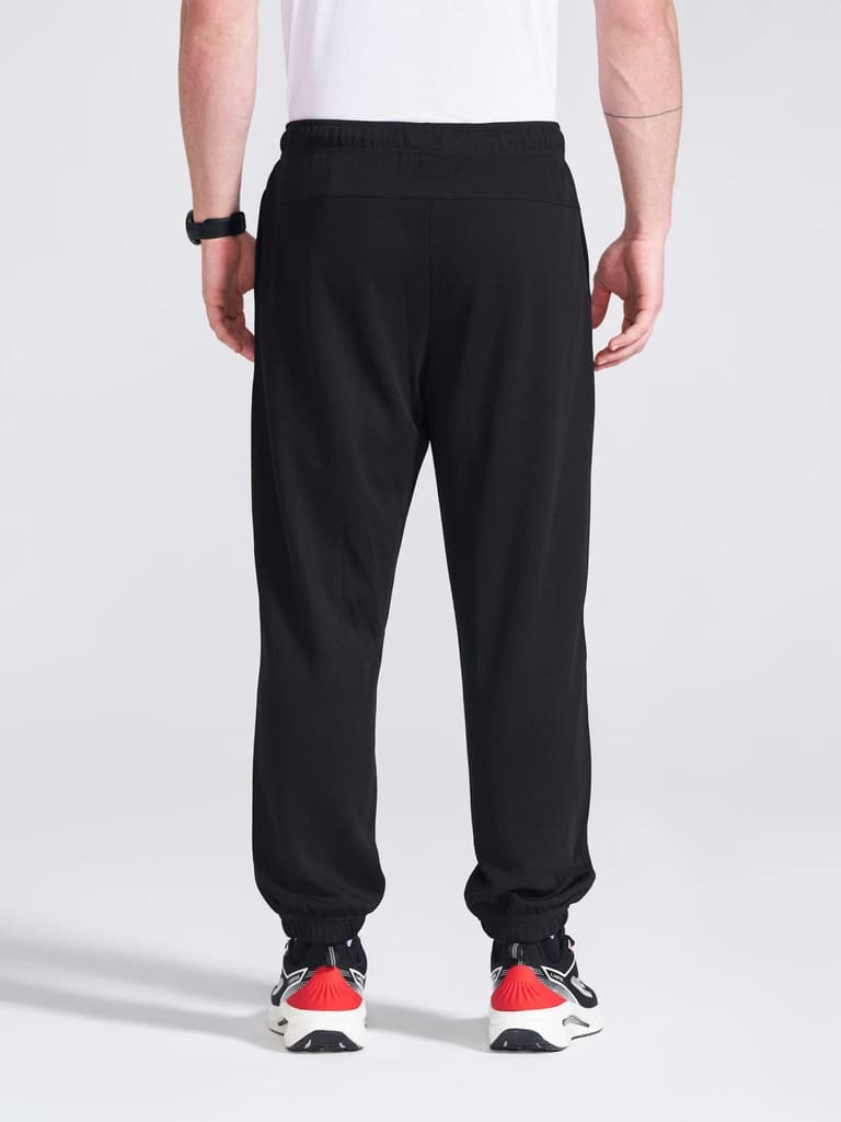 Men's Black Regular Fit Track Pants — photo 6