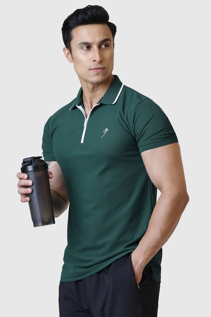 Stride Polo T-shirt Green — photo 7
