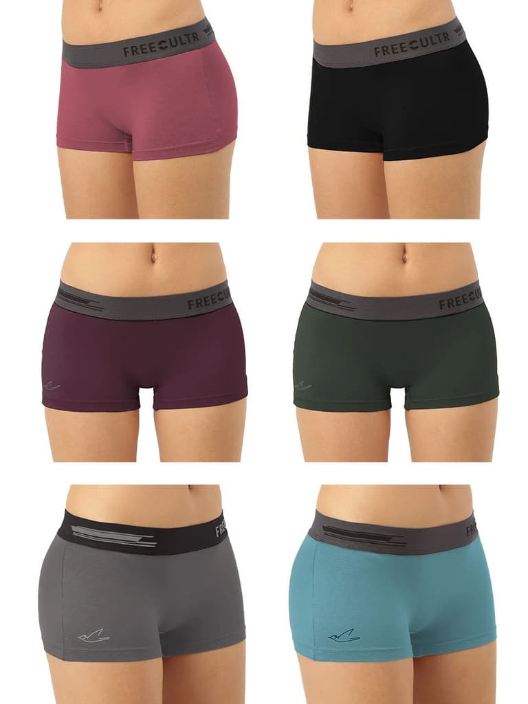 Women's Micro Modal Boy Shorts (Pack of 6) — photo 13