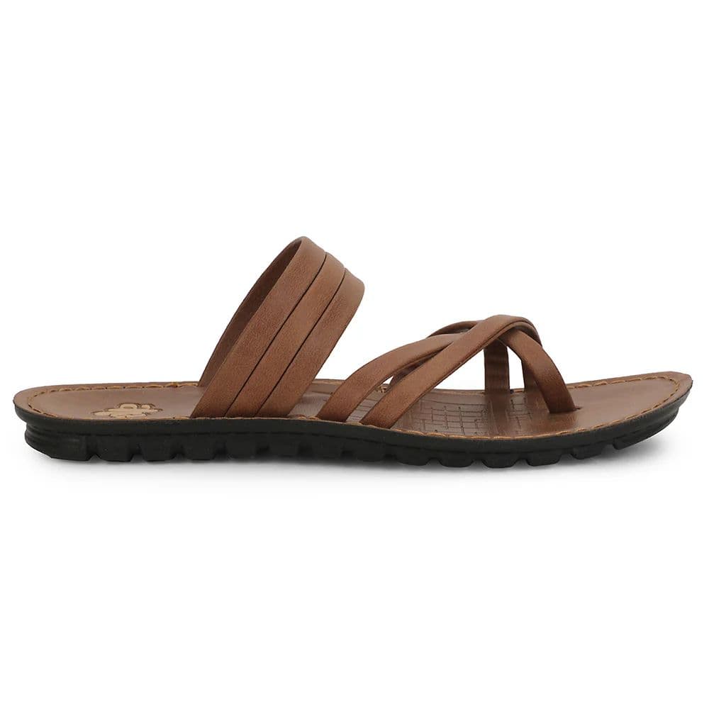 A-HA Tan Casual Slipper For Men MPU-52 By Liberty — photo 2