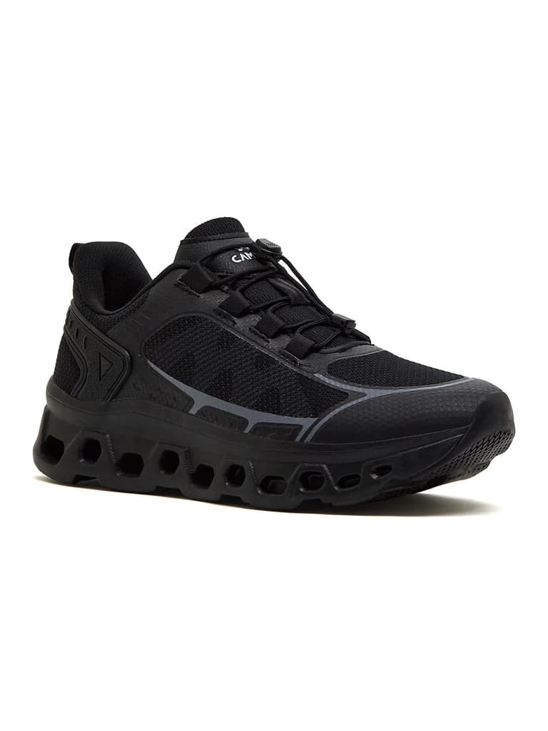 NECTER Black Men's Running Shoes — Black / 6