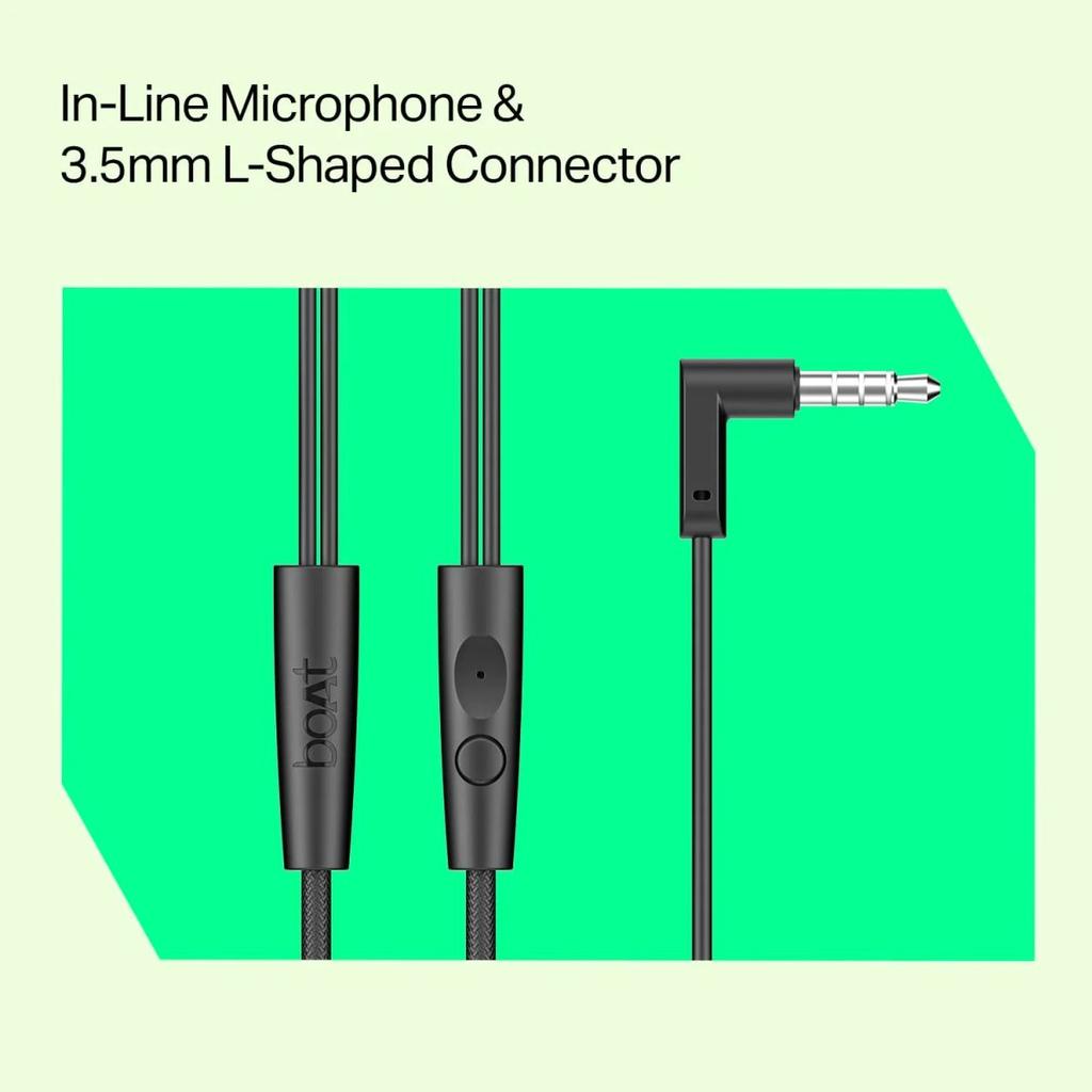 Bassheads 213L | Wired Earphone with 10mm Drivers, boAt Signature Sound, Snug Fit & Braided Cable — photo 7