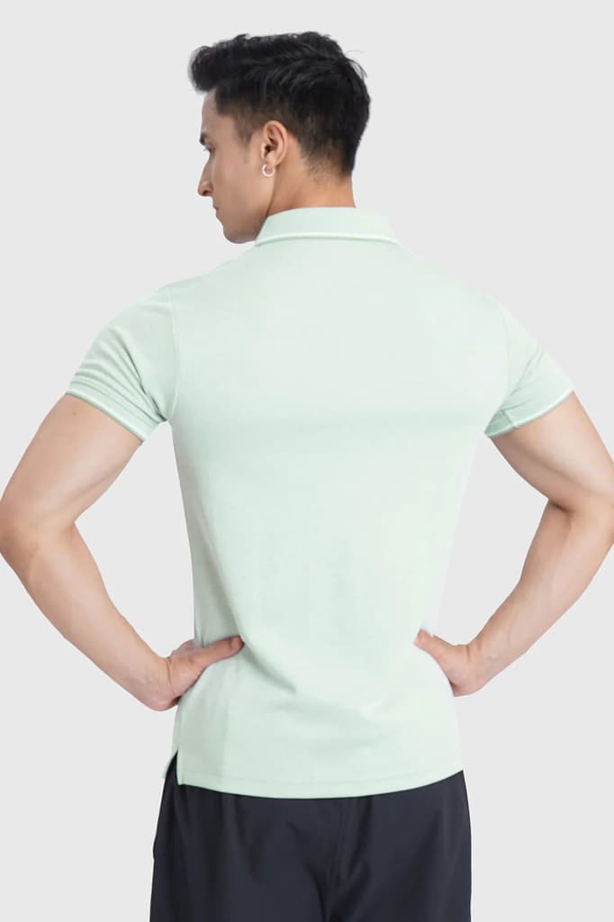 Heritage Polo T-shirt Pista Green — photo 6