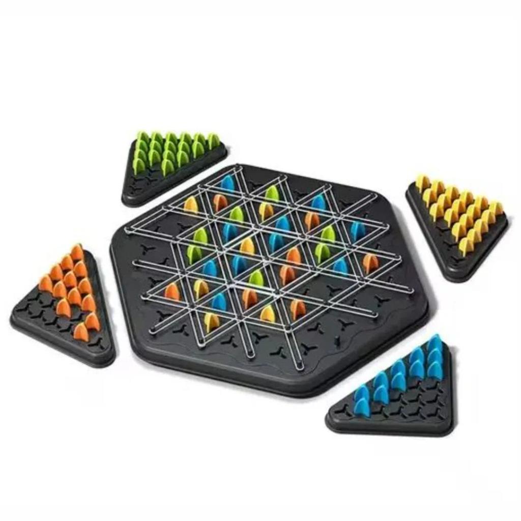 TRIANGLE TWIST – Strategic Fidget Puzzle Board Game with Rubber Bands — photo 3
