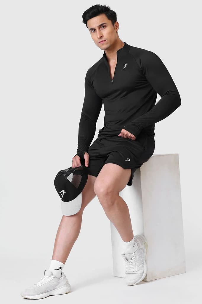 Rush Pullover Black — S