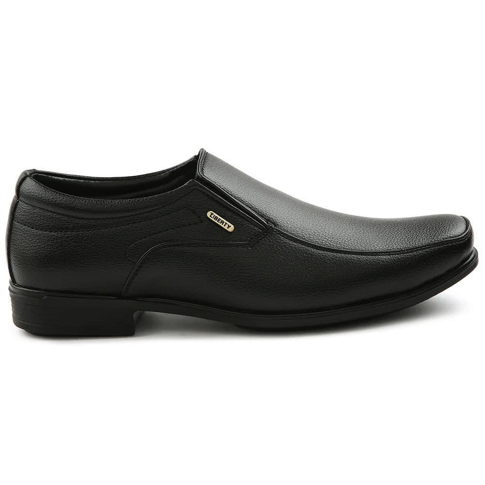 Fortune Black Formal Non Lacing Moccasin For Men H202-02 By Liberty — photo 2