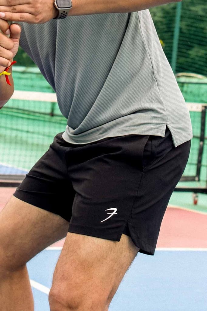 Hyper 5" Running Shorts Black — S