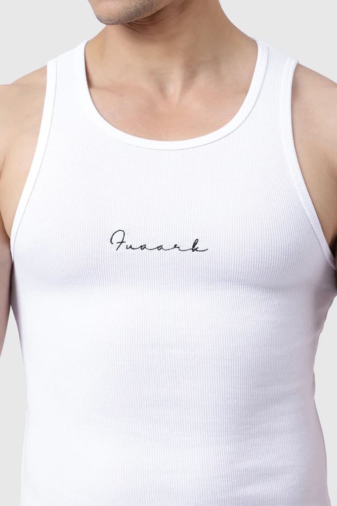 Ribbed Tank White — photo 4